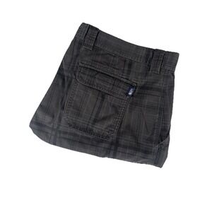 The North Face Gray Black Cotton Cargo Shorts Men's Size 38 Hiking Outdoors
